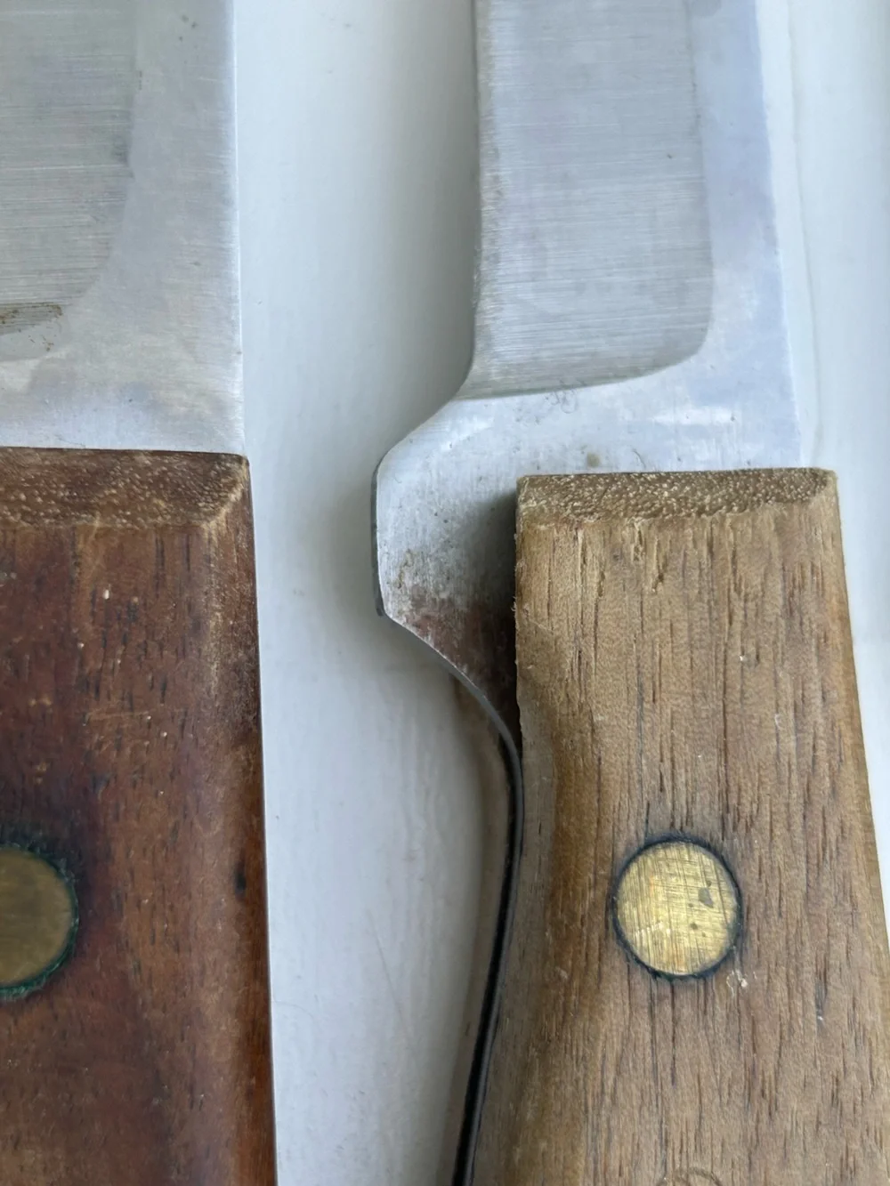 Vintage Chicago Cutlery Wood Handle Knife 66S Sharpener Lot Of Five